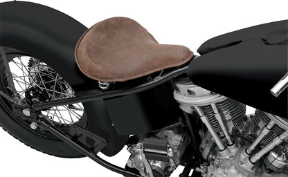 DRAG SPECIALTIES SEATS SEAT SPRING SOLO LARGE FRONT SOLO LEATHER DISTRESSED BROWN 0806-0050