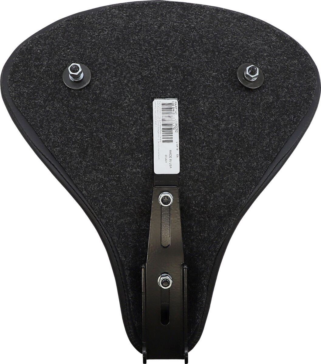 DRAG SPECIALTIES SEATS SEAT SPRING SOLO LARGE FRONT SOLO LEATHER BLACK 0806-0052