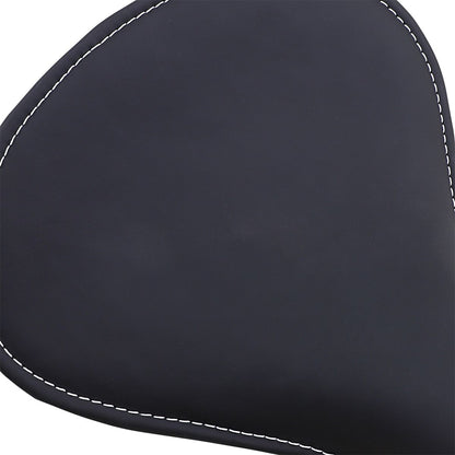 DRAG SPECIALTIES SEATS SEAT SPRING SOLO LARGE LOW-PROFILE FRONT SOLO LEATHER WHITE 0806-0055