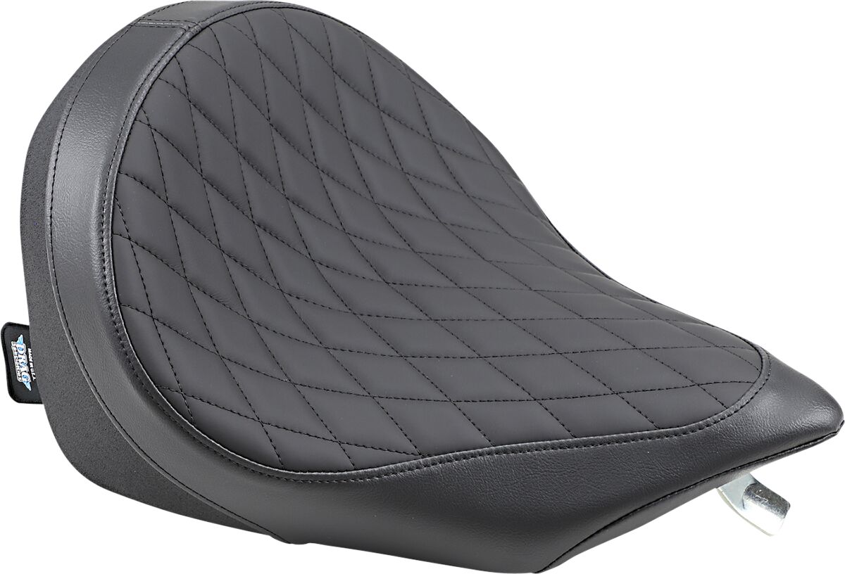 DRAG SPECIALTIES SEATS SEAT FRONT SOLO SOLAR-REFLECTIVE LEATHER BLACK 0810-1601