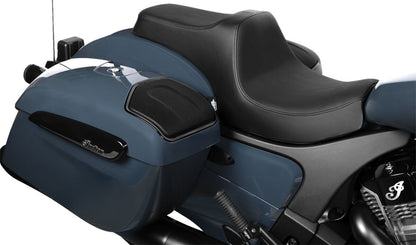 DRAG SPECIALTIES SEATS Predator III Seat - Vinyl - Black - Smooth - Challenger 4718A