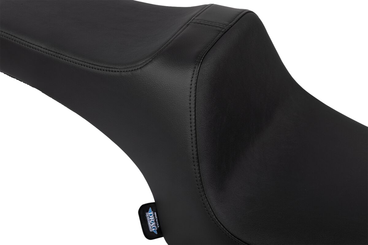DRAG SPECIALTIES SEATS Predator III Seat - Vinyl - Black - Smooth - Challenger 4718A