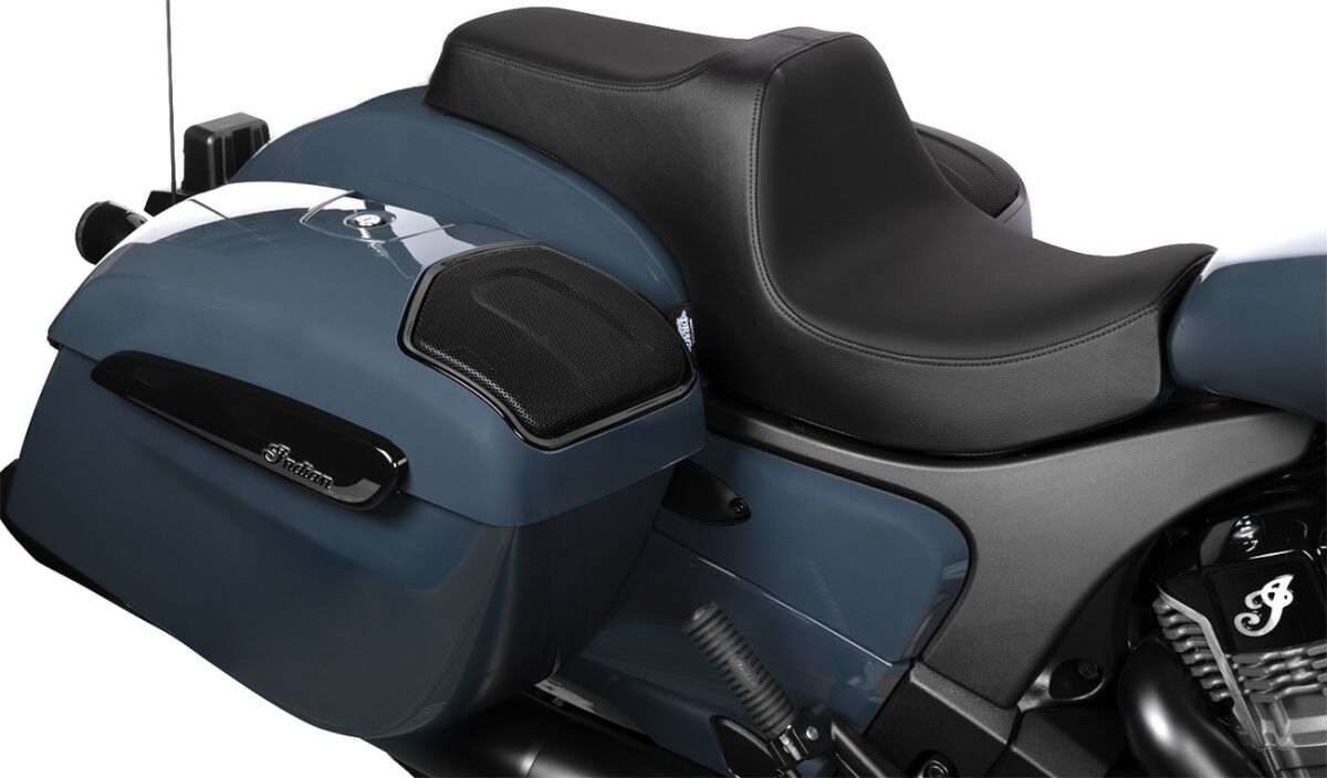 DRAG SPECIALTIES SEATS Predator III Seat - Solar Leather - Smooth - Challenger 4718E