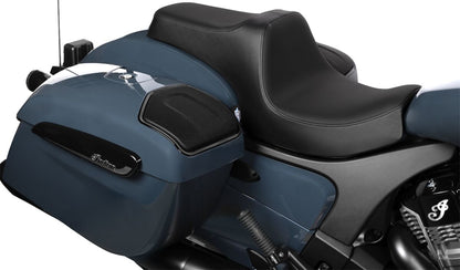 DRAG SPECIALTIES SEATS Predator III Seat - Solar Leather - Smooth - Challenger 4718E