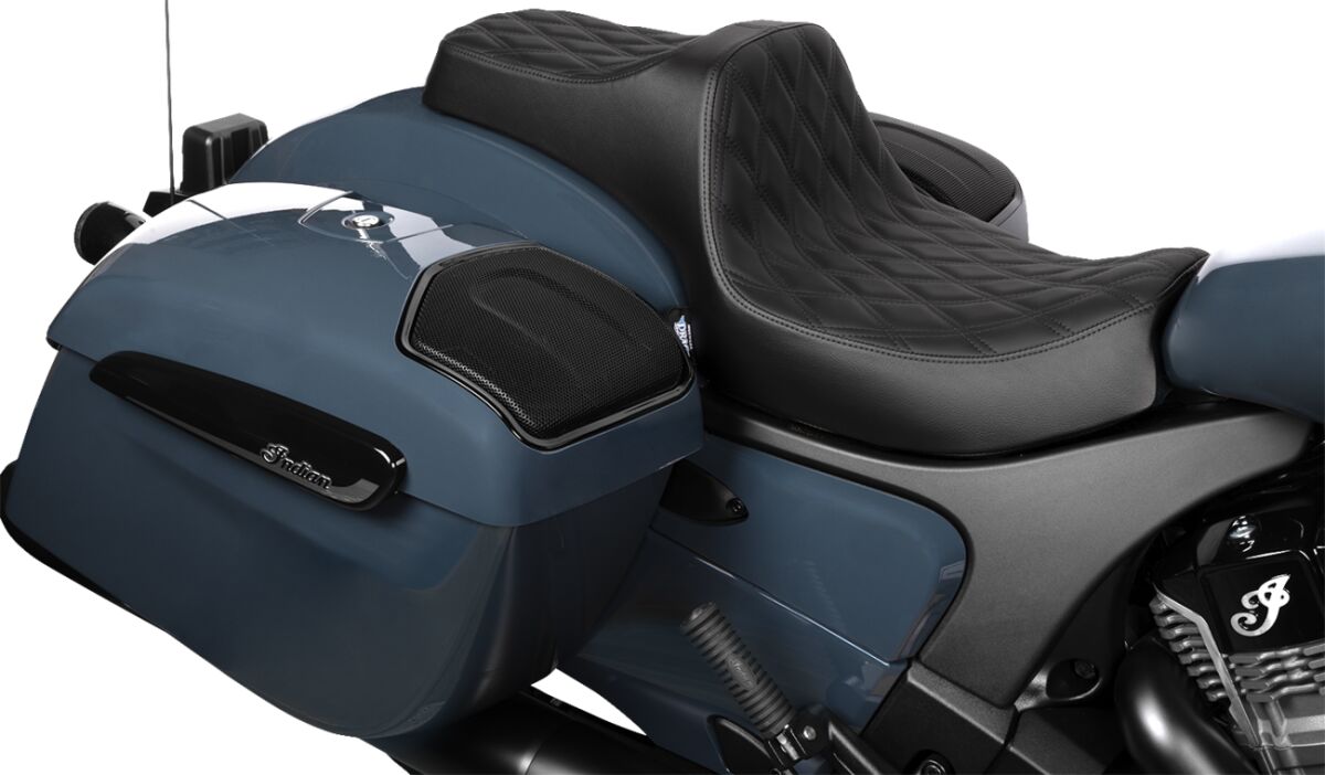DRAG SPECIALTIES SEATS SEAT PRED.3 2-UP DD BLK SOLAR 20-25 CHALLENGER 25 Chieftain 4720F