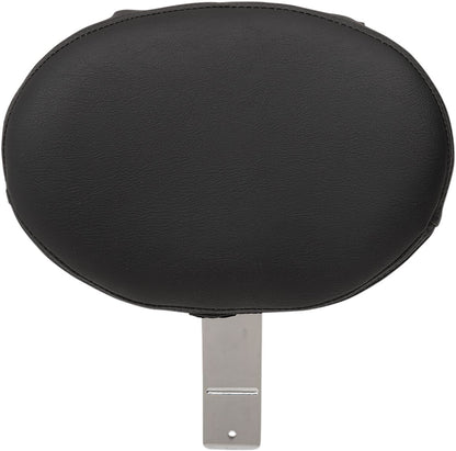 DRAG SPECIALTIES SEATS BACKREST EZ GLIDE II LARGE DRIVER OVAL LEATHER BLACK 0822-0154