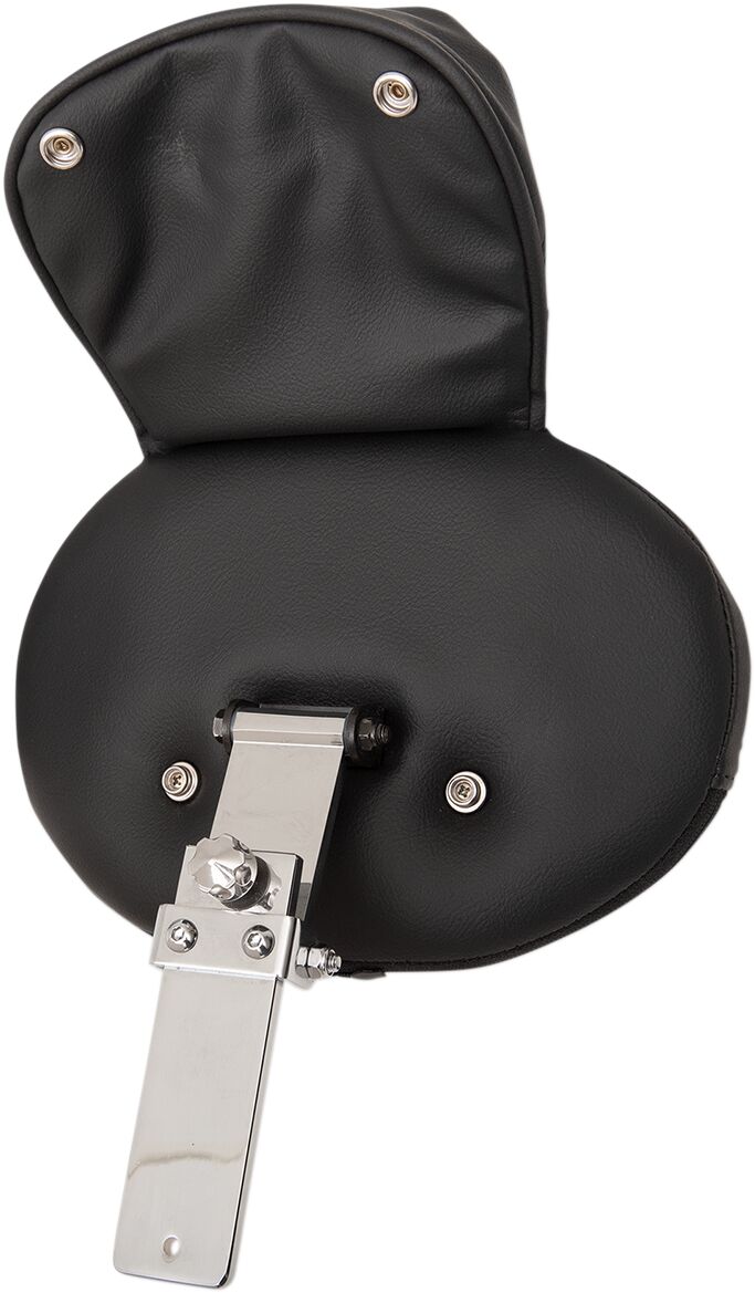 DRAG SPECIALTIES SEATS BACKREST EZ GLIDE II LARGE DRIVER OVAL LEATHER BLACK 0822-0154