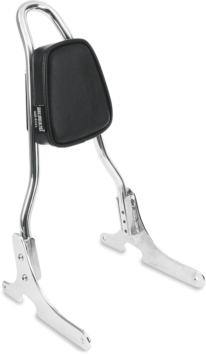 DRAG SPECIALTIES SEATS BACKREST PADS TAPERED SMOOTH FOR ROUND SISSY BARS 0822-0341