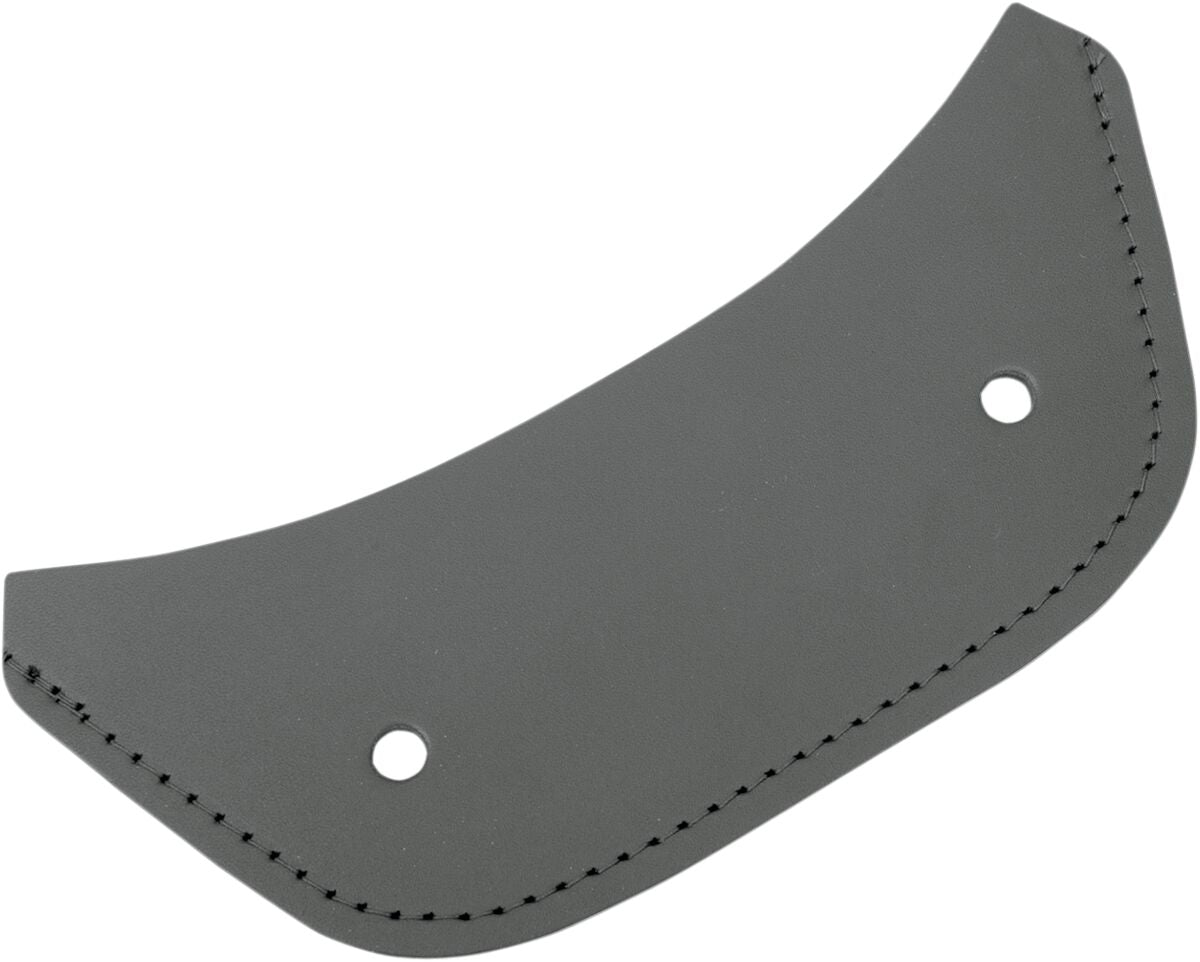 DRAG SPECIALTIES SEATS FENDER PROTECTOR LEATHER FENDER CHAP REAR PLAIN LEATHER BLACK 1405-0124