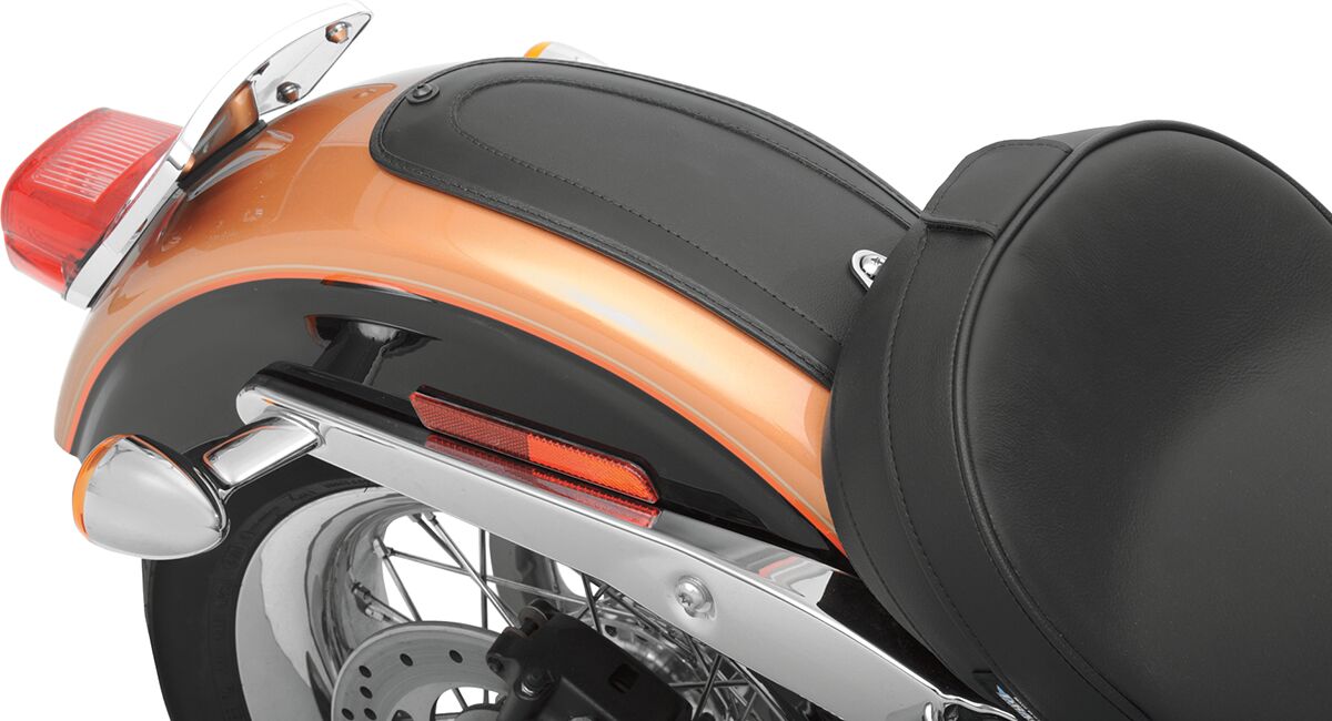 DRAG SPECIALTIES SEATS FENDER PROTECTOR FENDER SKINS REAR SMOOTH VINYL BLACK 1405-0135