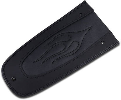 DRAG SPECIALTIES SEATS FENDER PROTECTOR FENDER SKINS REAR FLAME STITCH VINYL BLACK 1405-0140
