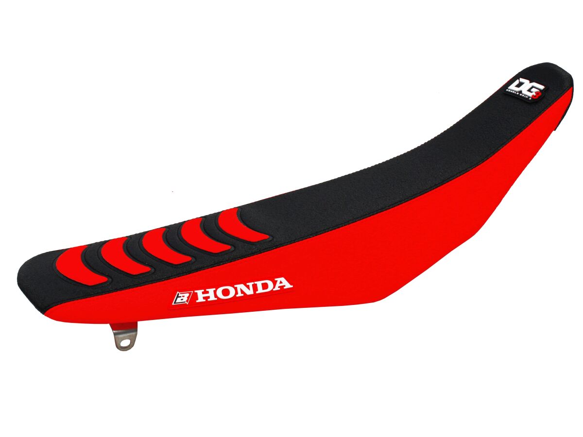BLACKBIRD RACING DOUBLE GRIP 3 SEAT COVER RED/BLACK 1147H