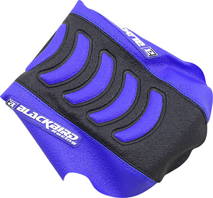 BLACKBIRD RACING DOUBLE GRIP 3 SEAT COVER BLUE/BLACK 1236H