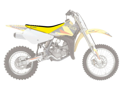 BLACKBIRD RACING DOUBLE GRIP 3 SEAT COVER YELLOW/BLACK 1323H