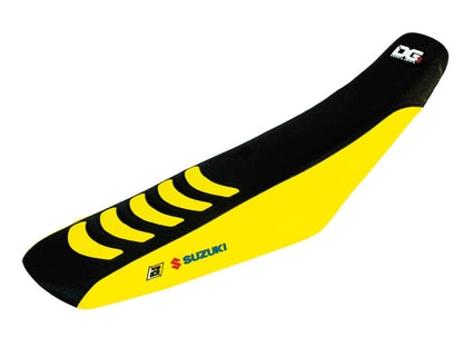 BLACKBIRD RACING DOUBLE GRIP 3 SEAT COVER YELLOW/BLACK 1325H