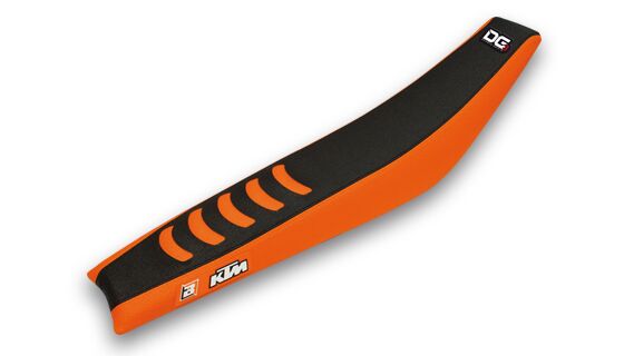 BLACKBIRD RACING DOUBLE GRIP 3 SEAT COVER ORANGE/BLACK 1515H