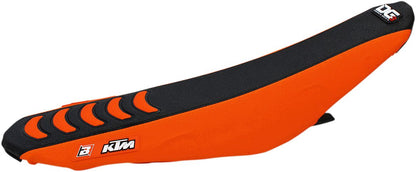 BLACKBIRD RACING DOUBLE GRIP 3 SEAT COVER ORANGE/BLACK 1521H