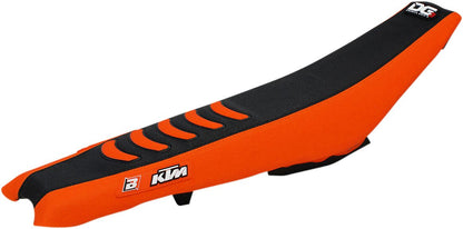 BLACKBIRD RACING DOUBLE GRIP 3 SEAT COVER ORANGE/BLACK 1524H
