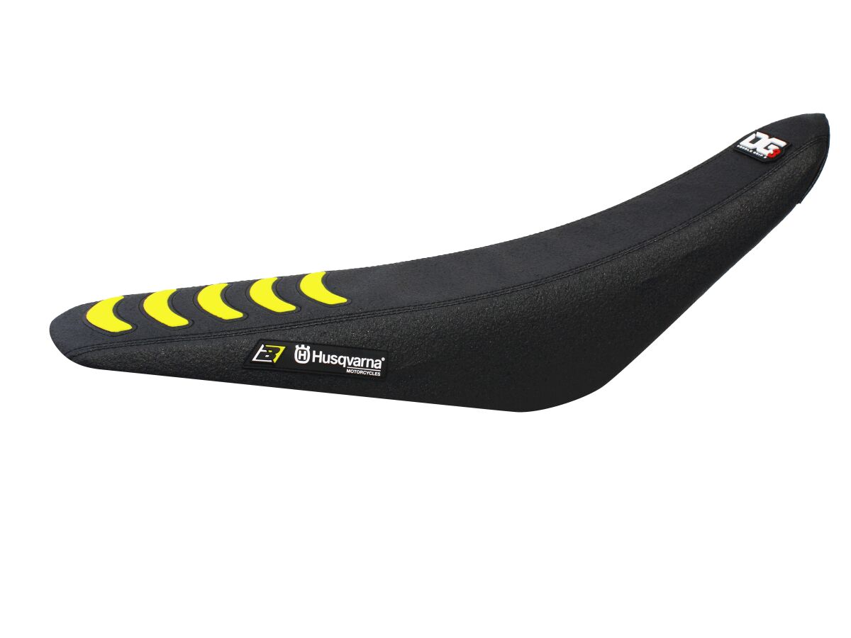 BLACKBIRD RACING DOUBLE GRIP 3 SEAT COVER BLACK/YELLOW 1620H