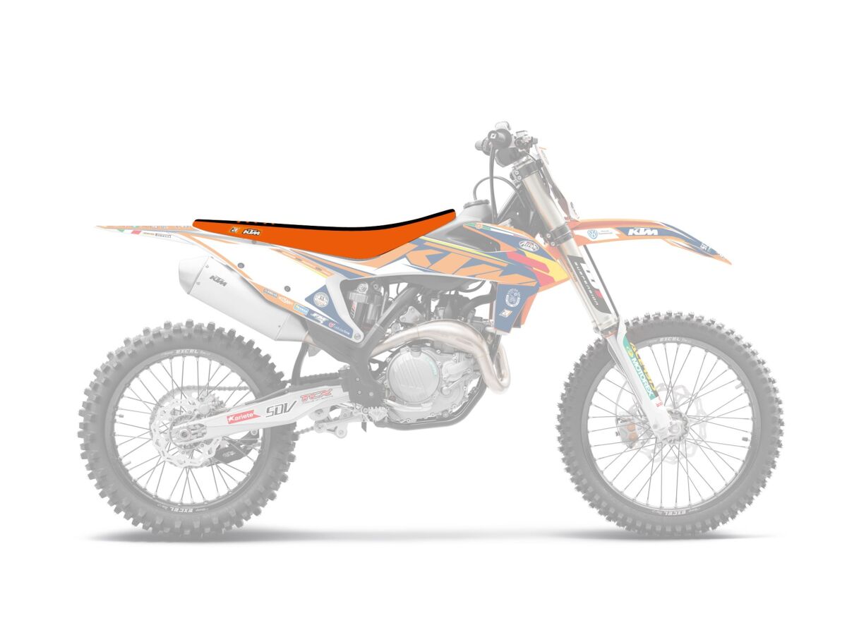 BLACKBIRD RACING SEATCVR DG3 KTM 19 BK/OR 1528H