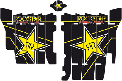 BLACKBIRD RACING ROCKSTAR ENERGY RADIATOR LOUVER STICKERS A101L