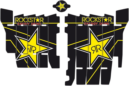 Blackbird Racing Rockstar Energy Radiator Louver Stickers A101L