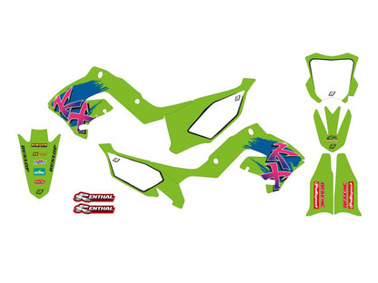 BLACKBIRD RACING GRAPHIC W/S RETRO KX 8427AA