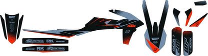 BLACKBIRD RACING GRAPH KIT MAT BLK KTM 2547Y