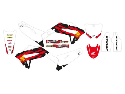 BLACKBIRD RACING GRAPHIC KIT RETRO CRF 21 2148AA/01