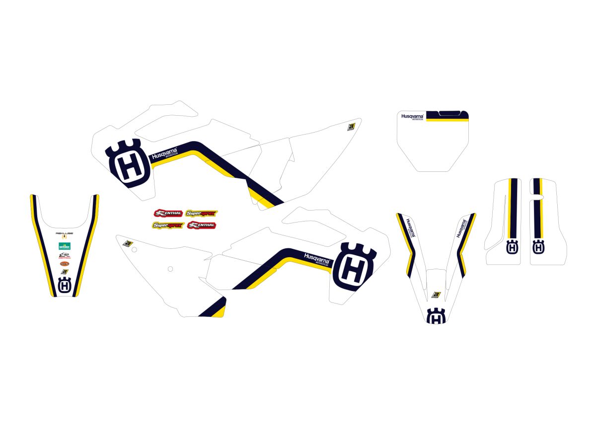BLACKBIRD RACING GRAPHIC KIT RETRO HQV 23 2616AA