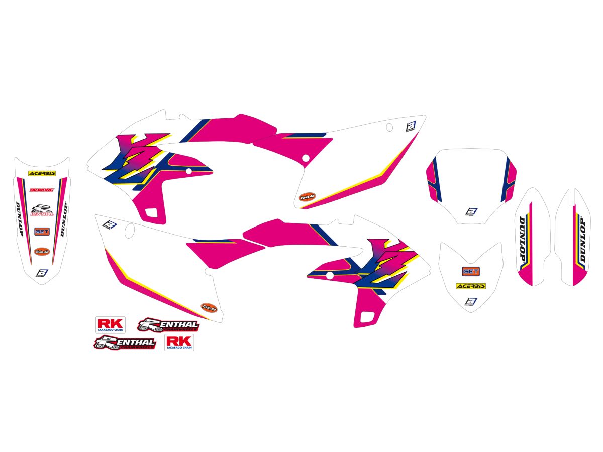 BLACKBIRD RACING GRAPHIC W/S CVR RETRO YZF 8252AA