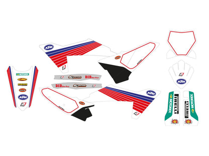 BLACKBIRD RACING GRAPHIC W/S CVR RETRO KTM 8548AA/01