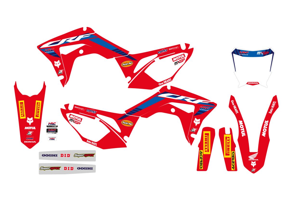 BLACKBIRD RACING GRAPHIC W/S CVR HRC 22 8146R23