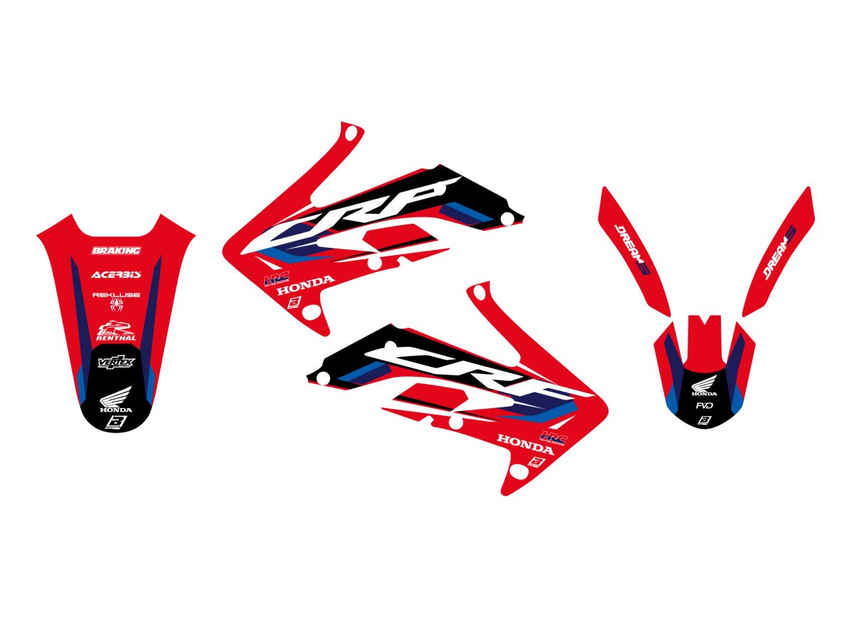 BLACKBIRD RACING GRAPHIC KIT DREAM 5 CRF450 05-08 2134AB