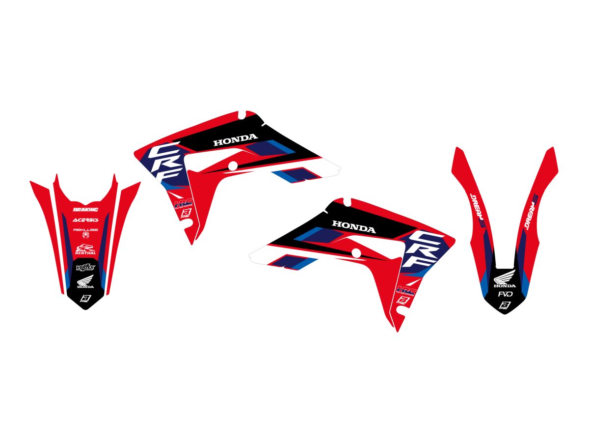 BLACKBIRD RACING GRAPHIC KIT DREAM 5 CRF250 18-20 2146AB