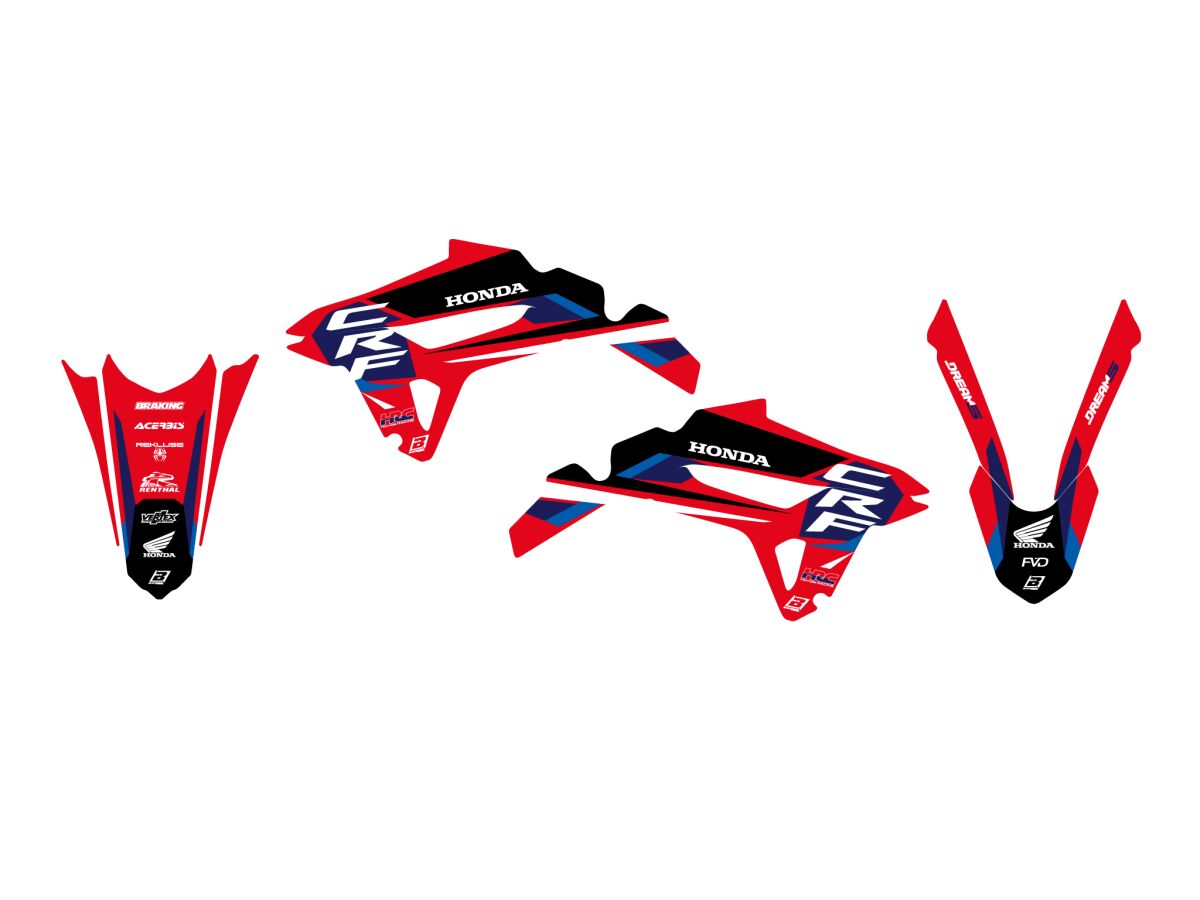 BLACKBIRD RACING GRAPHIC KIT DREAM 5 CRF450 21-24 2148AB