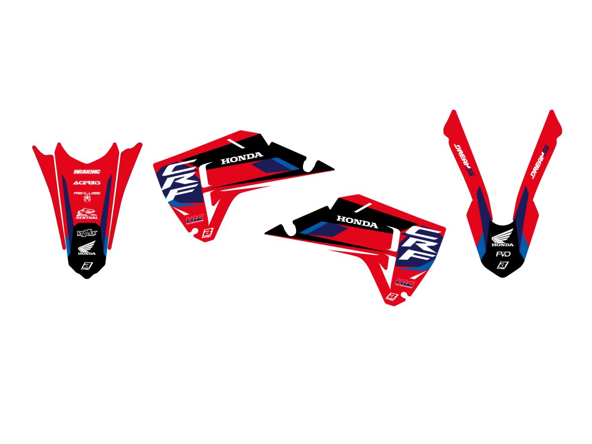 BLACKBIRD RACING GRAPHIC KIT DREAM 5 CRF '25- 2150AB