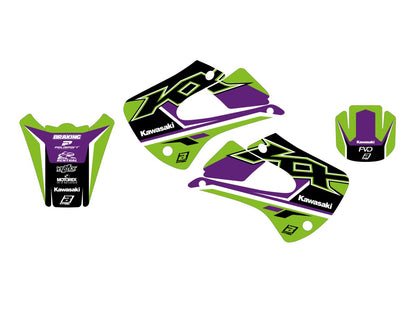 BLACKBIRD RACING GRAPHIC KIT DREAM 5 KX85 01-13 2405AB