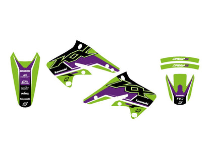 BLACKBIRD RACING GRAPHIC KIT DREAM 5 KXF 250 04-05 2407AB