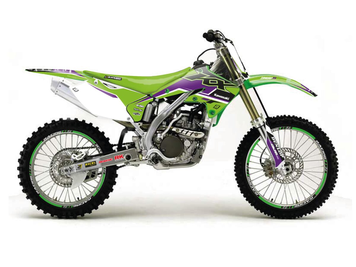 BLACKBIRD RACING GRAPHIC KIT DREAM 5 KXF 250 04-05 2407AB