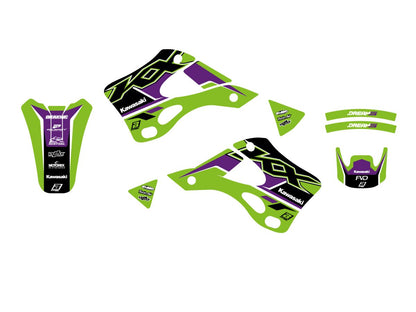 BLACKBIRD RACING GRAPHIC KIT DREAM 5 KX125 99-02 2409AB