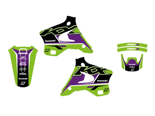 Blackbird Racing Graphic Kit Dream 5 KX125 94-98 2410AB