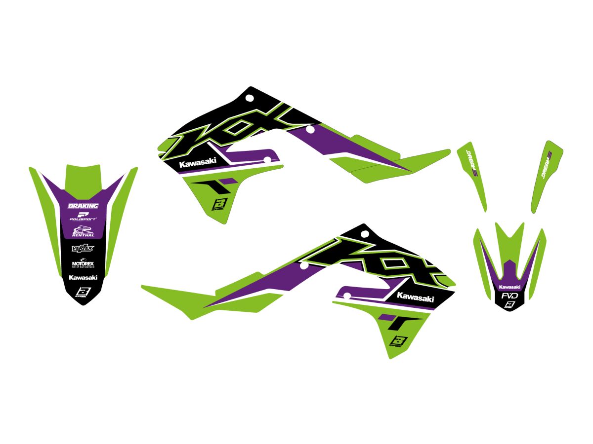 BLACKBIRD RACING GRAPHIC KIT DREAM 5 KXF450 19-23 2425AB