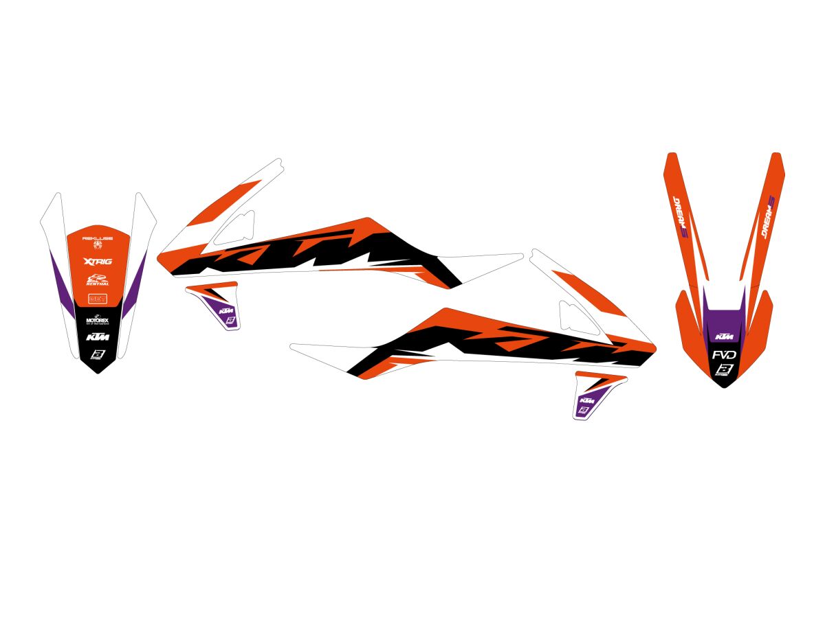 BLACKBIRD RACING GRAPHIC KIT DREAM 5 SX85 18-21 2545AB