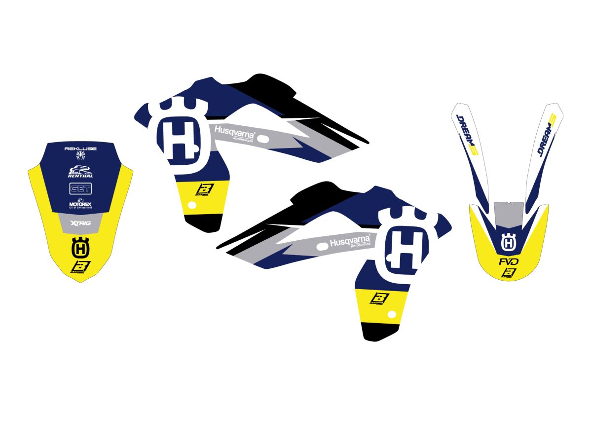 BLACKBIRD RACING GRAPHIC KIT DREAM 5 CR125 06-08 2609AB/02