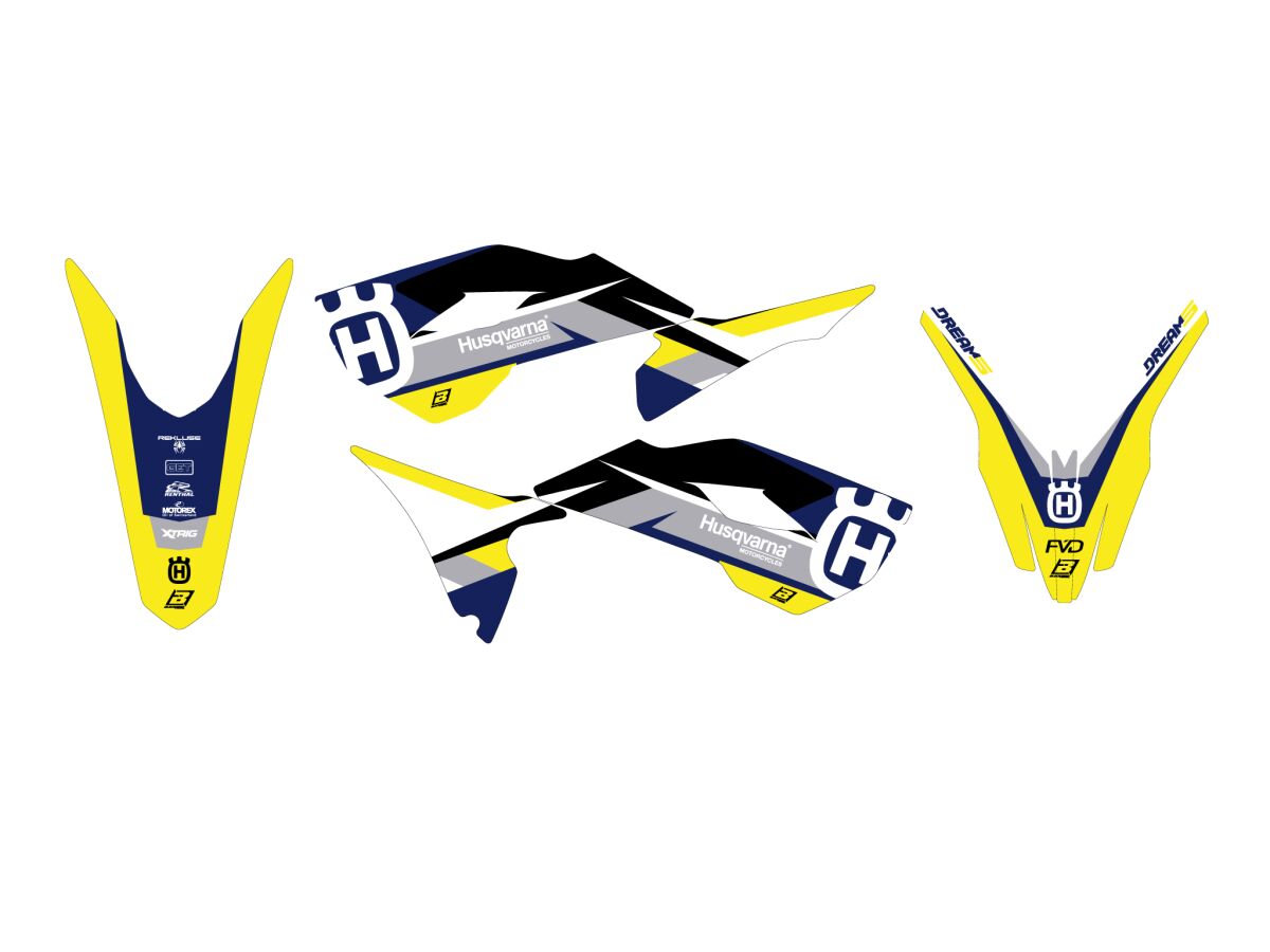 BLACKBIRD RACING GRAPHIC KIT DREAM 5 TC85 14-17 2613AB