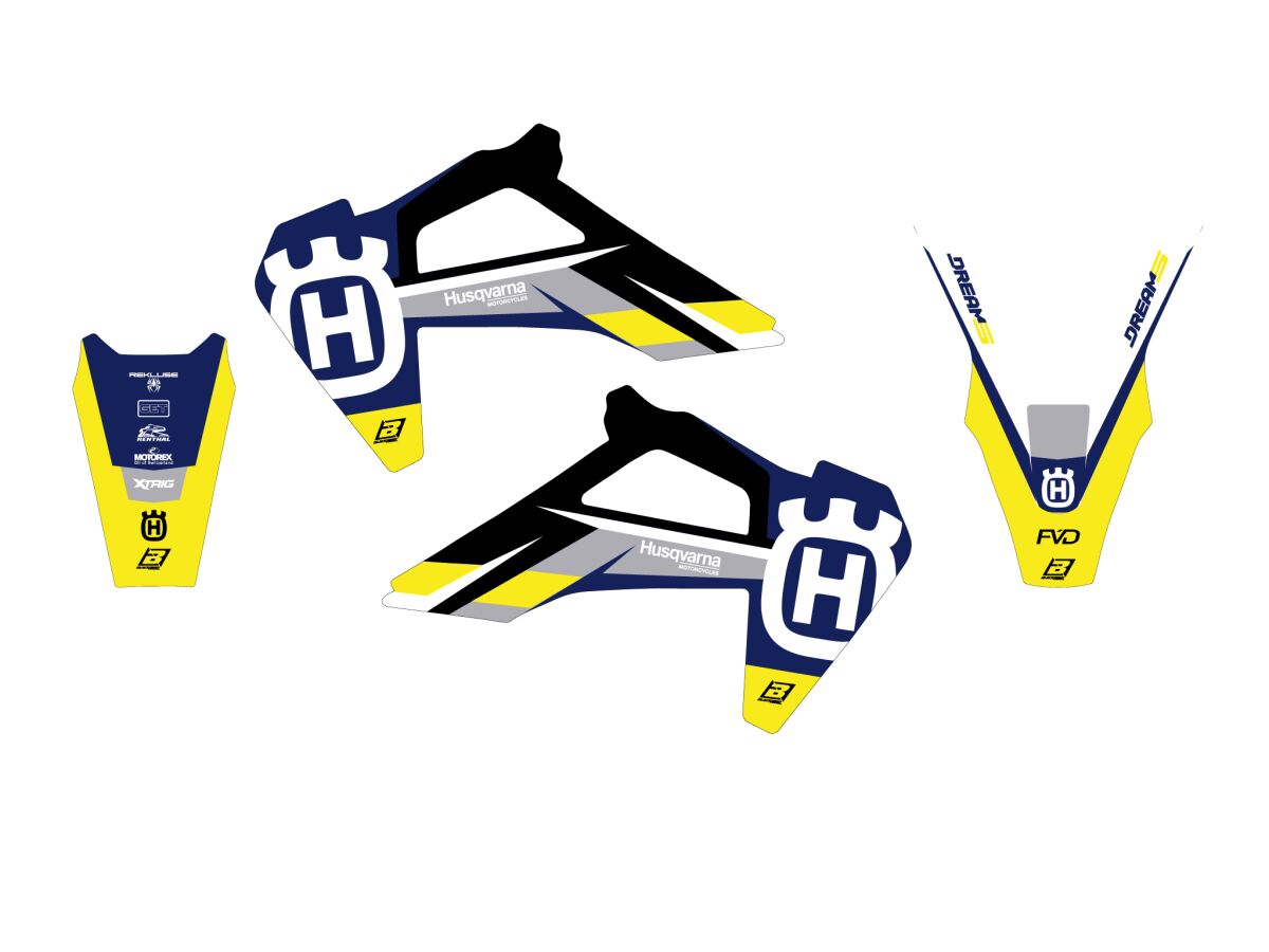 BLACKBIRD RACING GRAPHIC KIT DREAM 5 FC/TC 19-22 2615AB