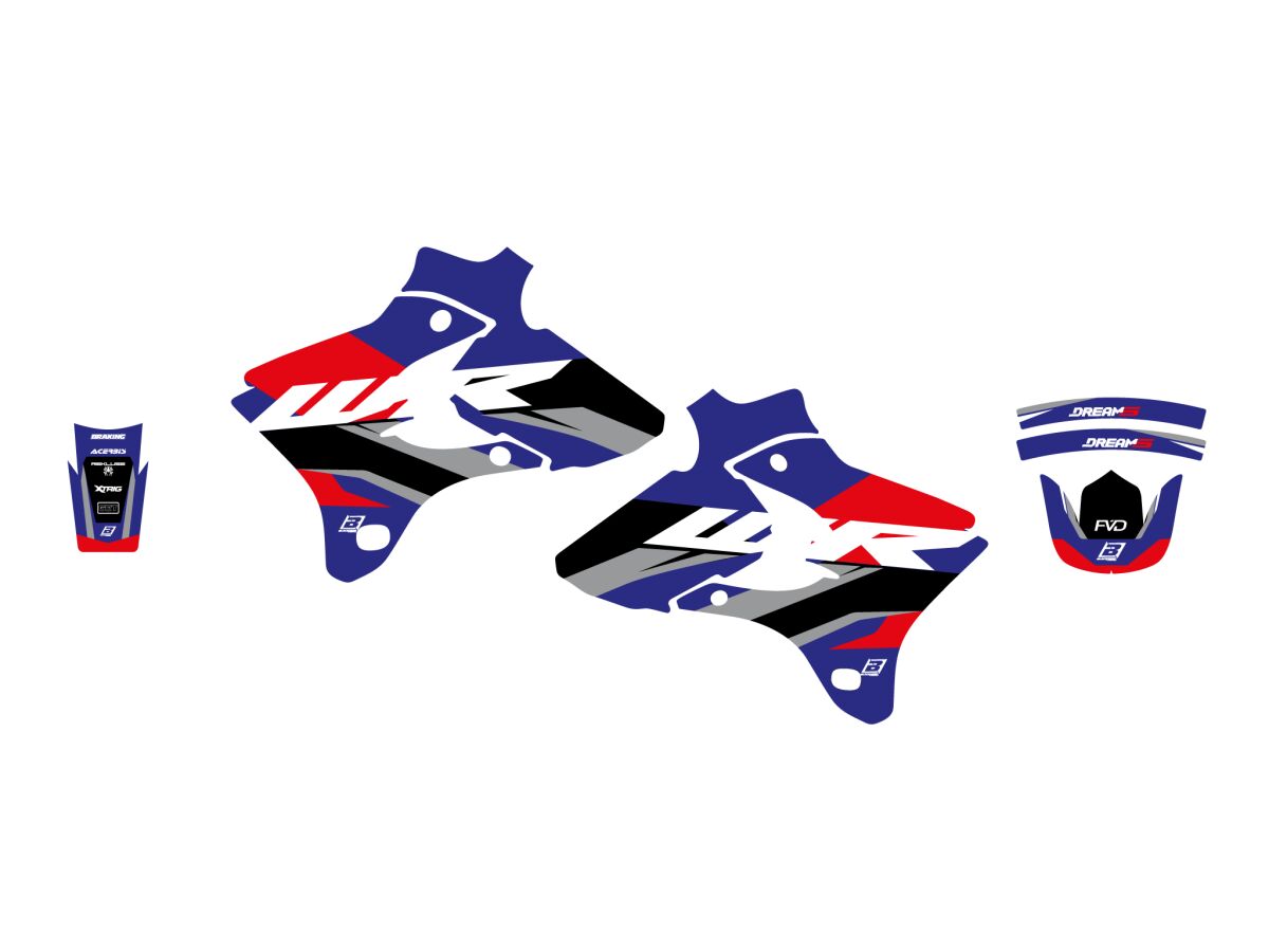 BLACKBIRD RACING GRAPHIC KIT DREAM 5 WRF 03-04 2217AB