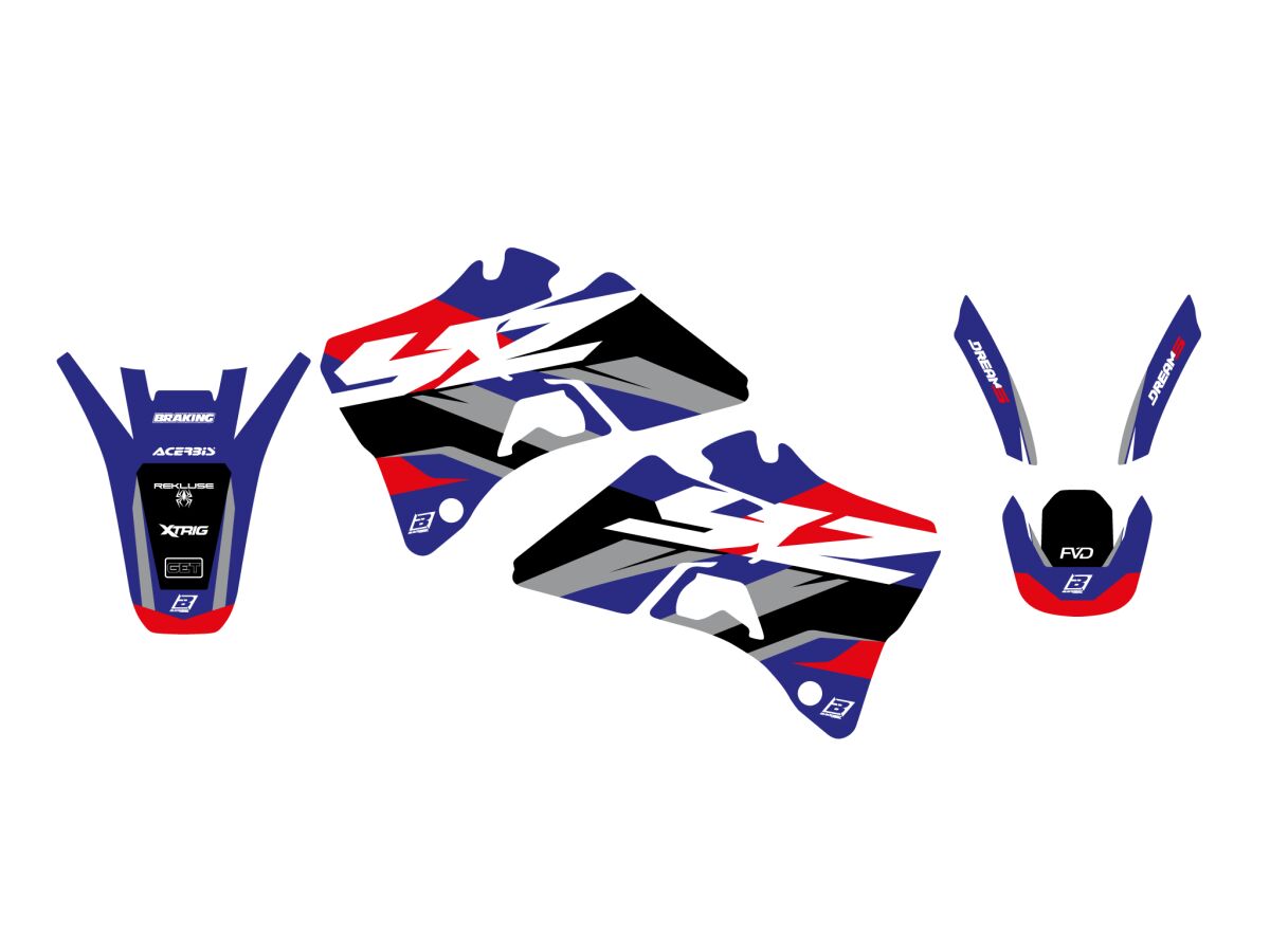 BLACKBIRD RACING GRAPHIC KIT DREAM 5 YZ 96-01 2233AB