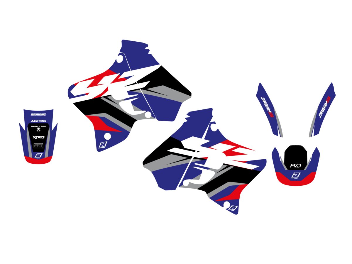 BLACKBIRD RACING GRAPHIC KIT DREAM 5 YZ 93-95 2236AB